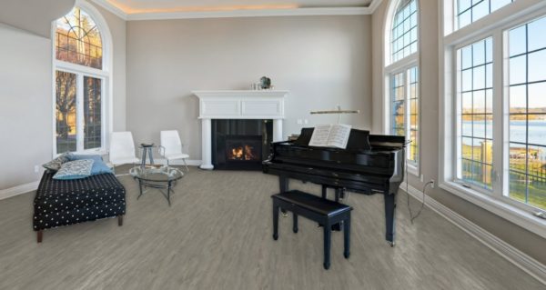 black piano living room christina fells pointe vinyl flooring
