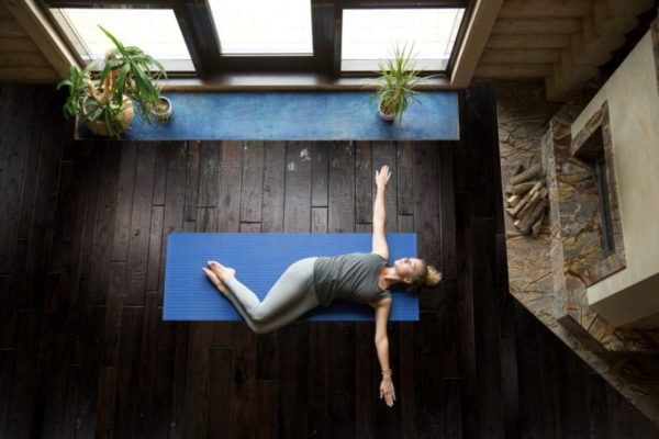 dark hickory florence johnson hardwood yoga mat