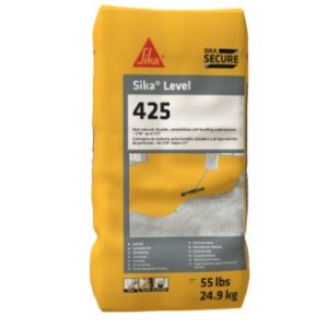 SikaLevel 425 Self Leveling Underlayment dust reduced