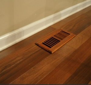 Finished and Unfinished Hardwood Floor Vents