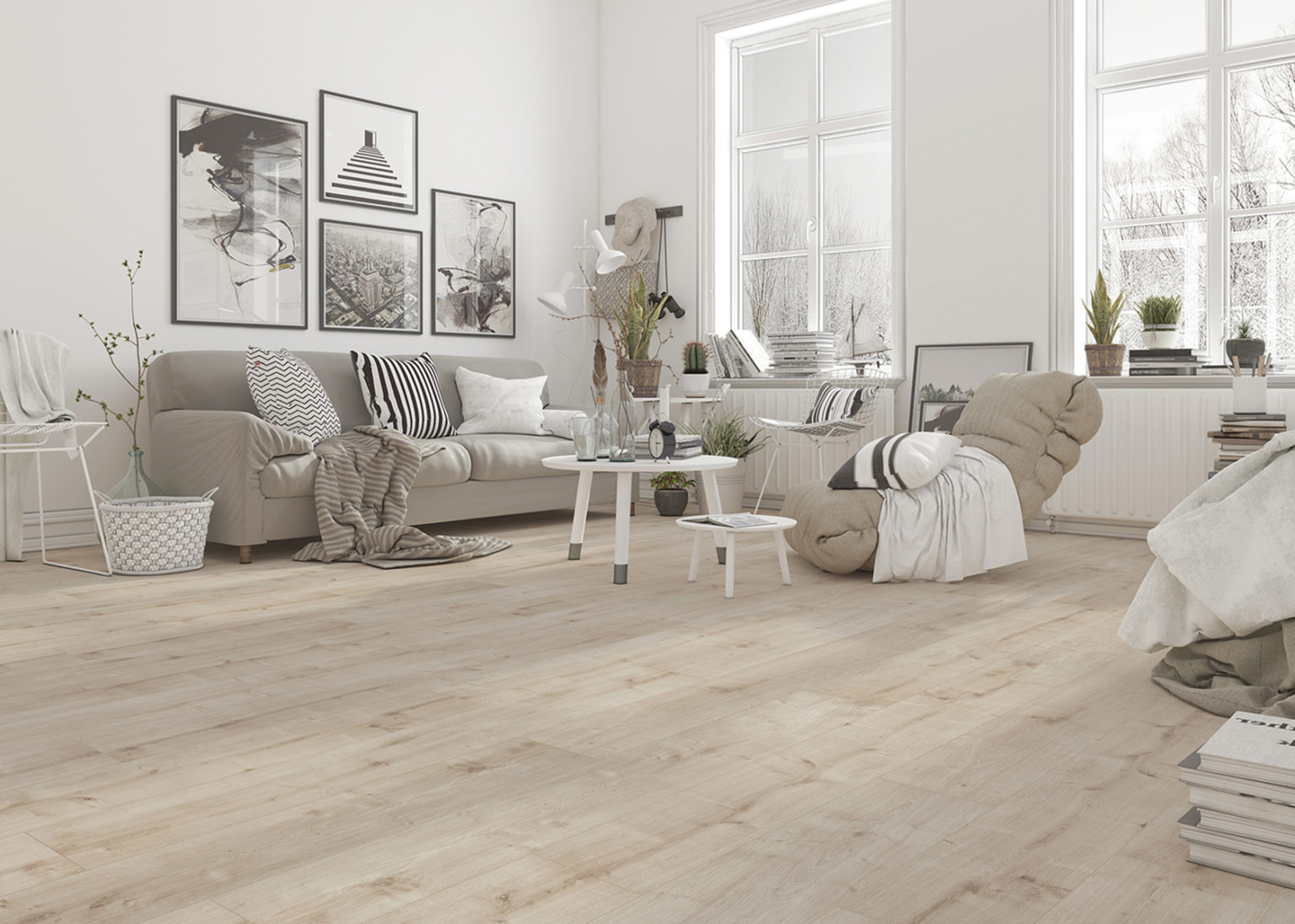 Inhaus Solido Vision Natural Oak 52464 Laminate Elegant Flooring