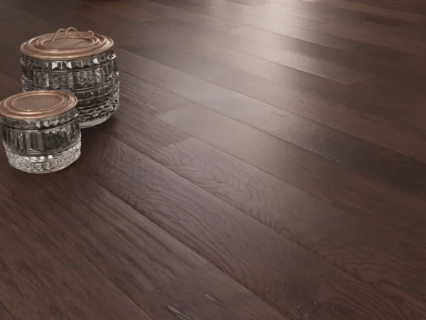 living room dark hardwood hickory real wood floors ponderosa cortez hickory handscraped