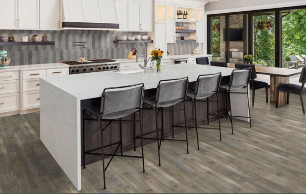 kitchen msi woodhills brook timber click lock , waterproof stone core and backing, scratch resistant hardwood