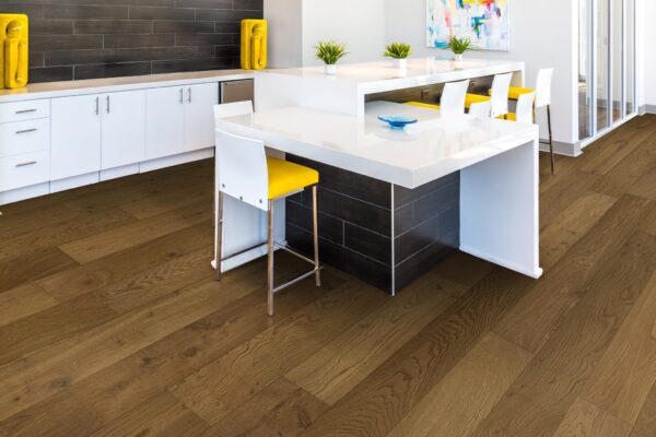 european oak bistro hardwood medium dark brown d&m flooring