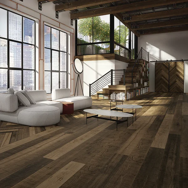 Oak Hardwood Farmhouse COMPIANO by Divine Flooring