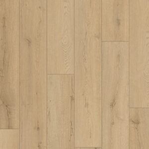 Light oak wooden floor with narrow planks and visible grain patterns